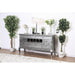 Amina Gray Server - California Furniture (Coachella, CA)