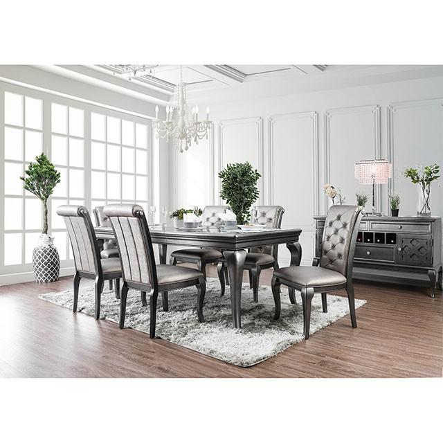 Amina Gray Dining Table - California Furniture (Coachella, CA)