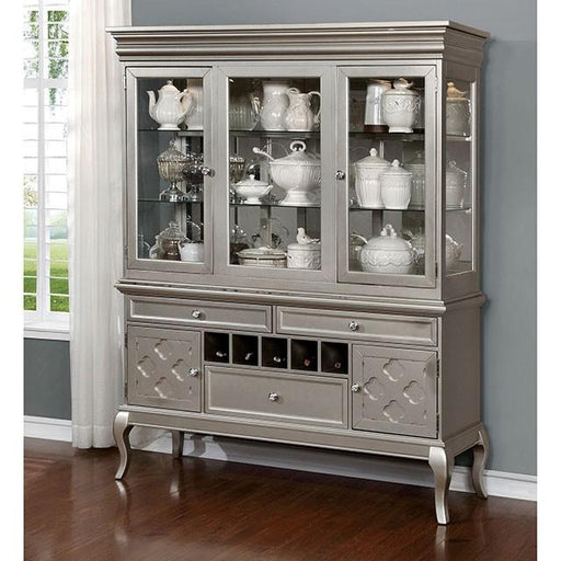 Amina Champagne Hutch & Buffet - California Furniture (Coachella, CA)
