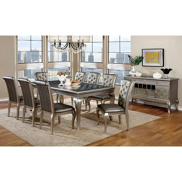 Amina Champagne Hutch & Buffet - California Furniture (Coachella, CA)