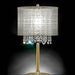 Ana Gold Ceiling, Floor & Table Lamp - California Furniture (Coachella, CA)