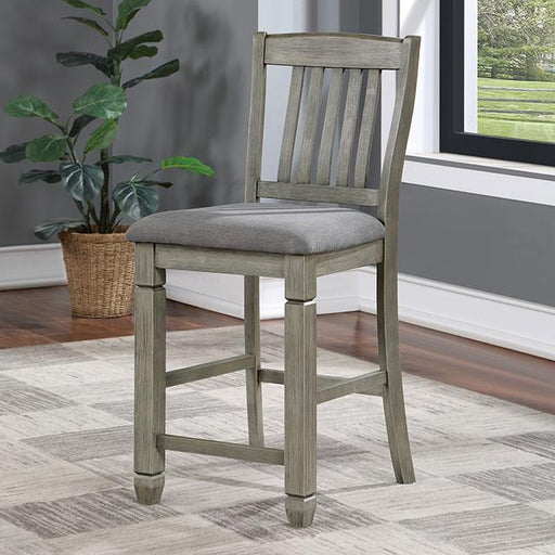 ANAYA Counter Ht. Chair (2/CTN), Gray/Lt. Gray - California Furniture (Coachella, CA)
