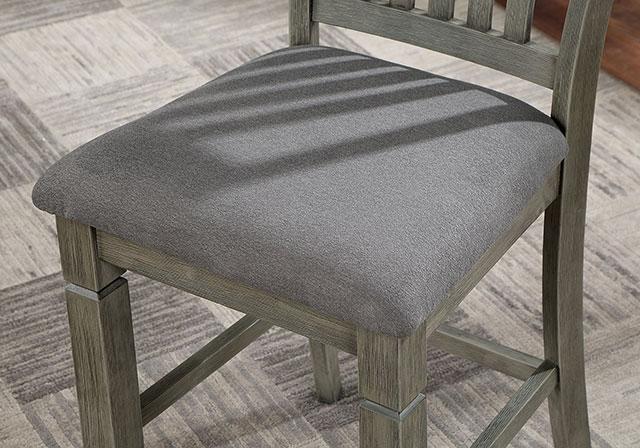 ANAYA Counter Ht. Chair (2/CTN), Gray/Lt. Gray - California Furniture (Coachella, CA)