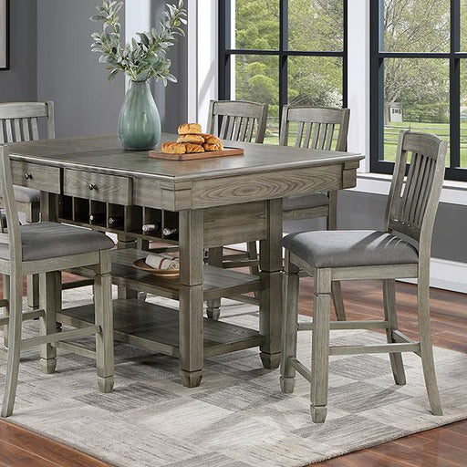 ANAYA Counter Ht. Table, Gray - California Furniture (Coachella, CA)