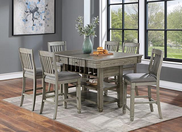 ANAYA Counter Ht. Table, Gray - California Furniture (Coachella, CA)