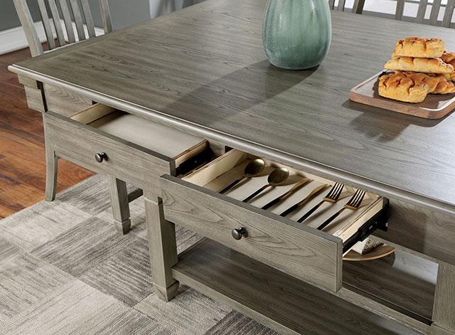 ANAYA Counter Ht. Table, Gray - California Furniture (Coachella, CA)