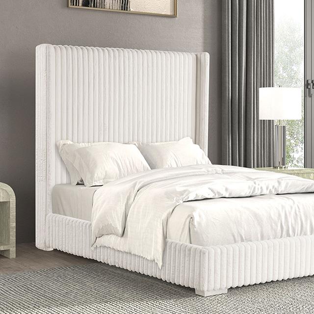 Cadwell Bed Black, Grey, Pink & White - California Furniture (Coachella, CA)
