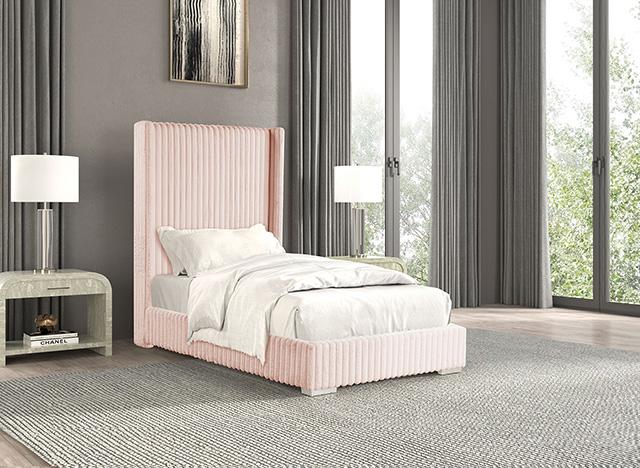 Cadwell Bed Black, Grey, Pink & White - California Furniture (Coachella, CA)