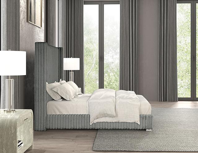 Cadwell Bed Black, Grey, Pink & White - California Furniture (Coachella, CA)