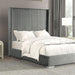 Cadwell E.King, Queen, & Full Bed White, Gray, & Black - California Furniture (Coachella, CA)