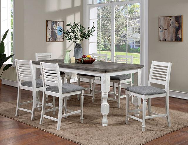 Calabria 7 Pc Counter Ht Table Set - California Furniture (Coachella, CA)