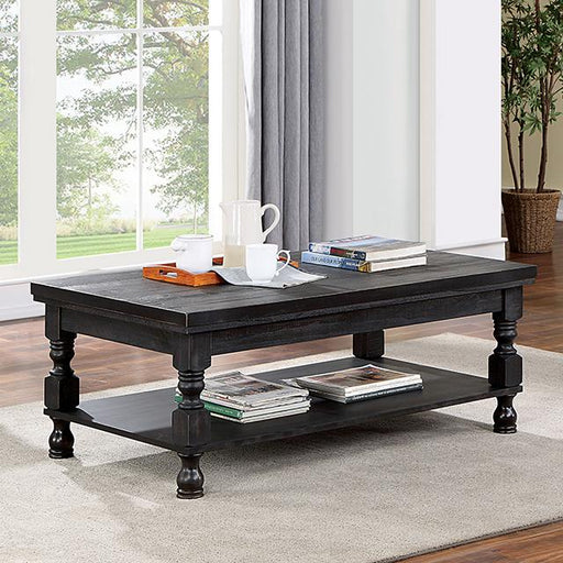 CALANDRA Coffee Table, Antique Black - California Furniture (Coachella, CA)