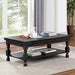 CALANDRA Coffee Table, Antique Black - California Furniture (Coachella, CA)