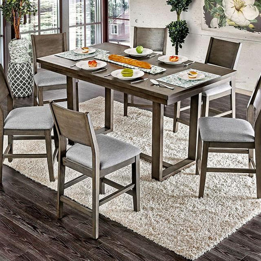 Anton 7 Pc Counter Ht Table Set - California Furniture (Coachella, CA)