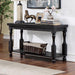 CALANDRA Sofa Table, Antique Black - California Furniture (Coachella, CA)