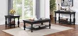 CALANDRA Sofa Table, Antique Black - California Furniture (Coachella, CA)