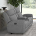 Antonius Manual Recliner Loveseat w/ Console - California Furniture (Coachella, CA)