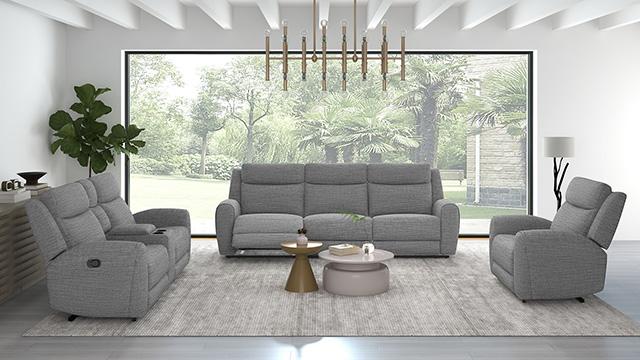 Antonius Manual Recliner Sofa - California Furniture (Coachella, CA)