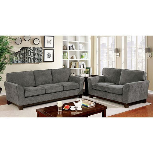 Caldicot Gray Love Seat - California Furniture (Coachella, CA)