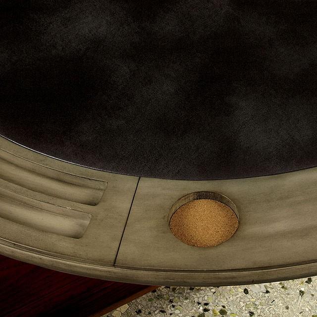 YELENA Gray Game Table - California Furniture (Coachella, CA)