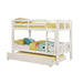 Cameron Dark Walnut, White & Gray Full/Full Bunk Bed - California Furniture (Coachella, CA)