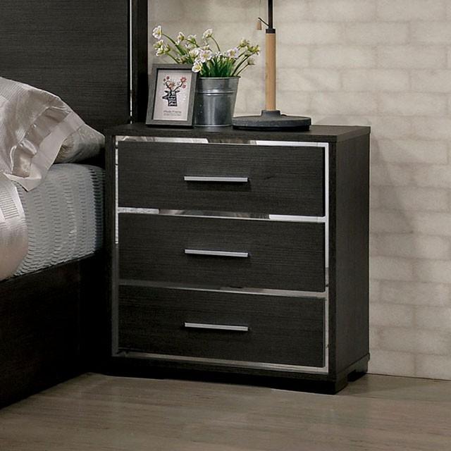 Camryn Warm Gray Night Stand - California Furniture (Coachella, CA)