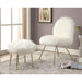 Caoimhe White/Gold Accent Chair - California Furniture (Coachella, CA)