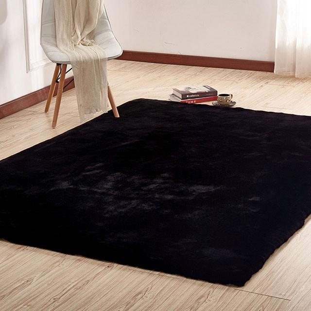 Caparica Black 5' X 7' Area Rug - California Furniture (Coachella, CA)