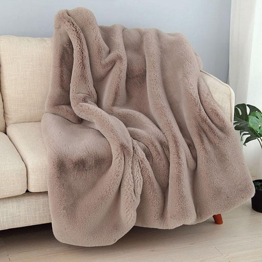 Caparica Blush Throw, Blush - California Furniture (Coachella, CA)