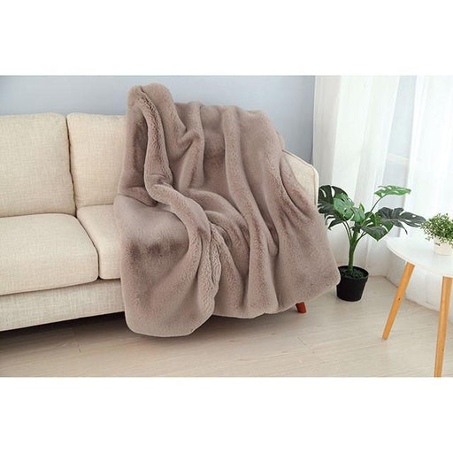 Caparica Blush Throw, Blush - California Furniture (Coachella, CA)