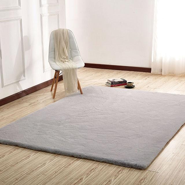 Caparica Silver 5' X 7' Area Rug - California Furniture (Coachella, CA)
