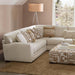 CARLETON Sectional, Ivory/Tan - California Furniture (Coachella, CA)