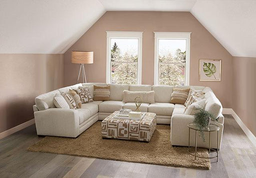 CARLETON Sectional, Ivory/Tan - California Furniture (Coachella, CA)