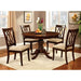 Carlisle Brown Cherry Round Dining Table - California Furniture (Coachella, CA)