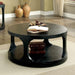 Carrie Antique Black Coffee Table - California Furniture (Coachella, CA)