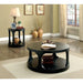 Carrie Antique Black End Table - California Furniture (Coachella, CA)