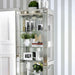 Carrollton Chrome Curio Cabinet - California Furniture (Coachella, CA)