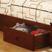Carus Cherry Twin Bed - California Furniture (Coachella, CA)