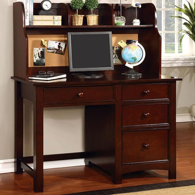 Carus Cherry Twin Bed - California Furniture (Coachella, CA)