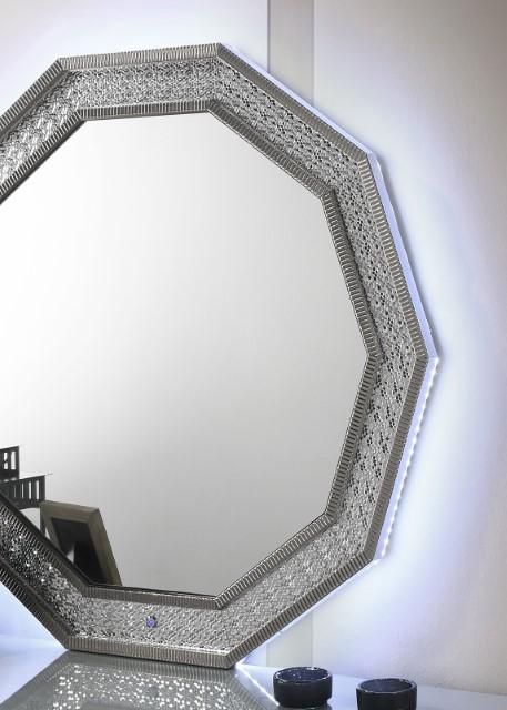 Cassiopeia Decagon Mirror - California Furniture (Coachella, CA)