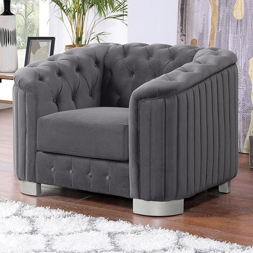 CASTELLON Chair, Dark Gray - California Furniture (Coachella, CA)