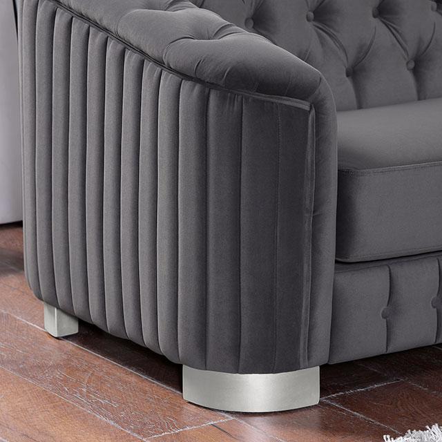 CASTELLON Chair, Dark Gray - California Furniture (Coachella, CA)