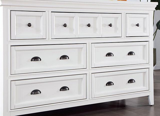 CASTILE Dresser, White - California Furniture (Coachella, CA)