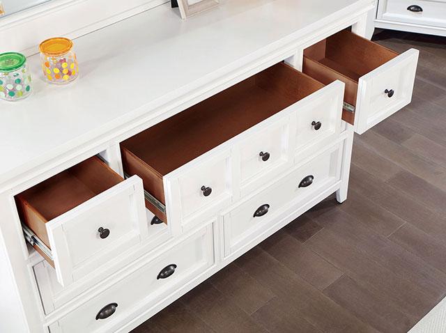 CASTILE Dresser, White - California Furniture (Coachella, CA)
