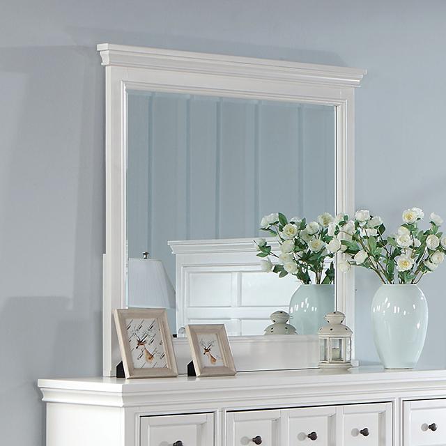 CASTILE Mirror, White - California Furniture (Coachella, CA)