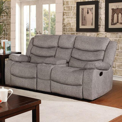 Castleford Light Gray Console Love Seat - California Furniture (Coachella, CA)