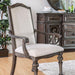 ARCADIA Rustic Natural Tone/ Ivory Arm Chair (2/CTN) - California Furniture (Coachella, CA)