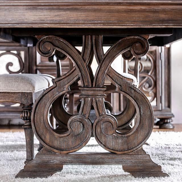 ARCADIA Rustic Natural Tone, Ivory Dining Table - California Furniture (Coachella, CA)