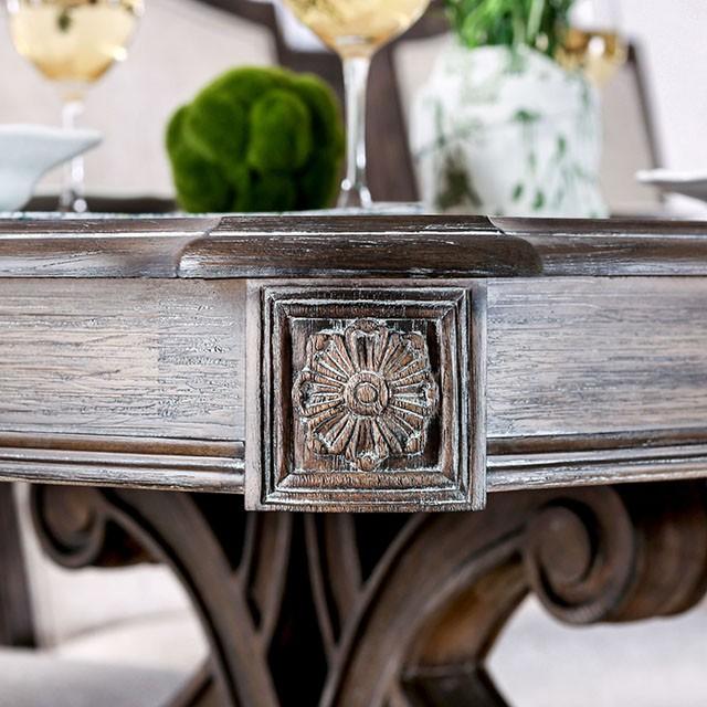 ARCADIA Rustic Natural Tone, Ivory Dining Table - California Furniture (Coachella, CA)