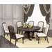 Arcadia Rustic Natural Tone Round Dining Table - California Furniture (Coachella, CA)